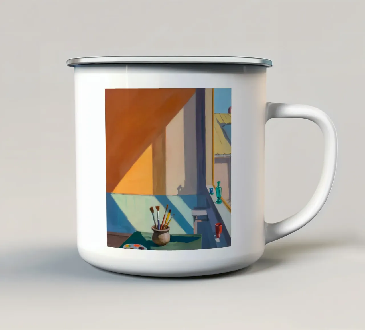 Brushlight Golden Still tazza in smalto da Mystic Grain