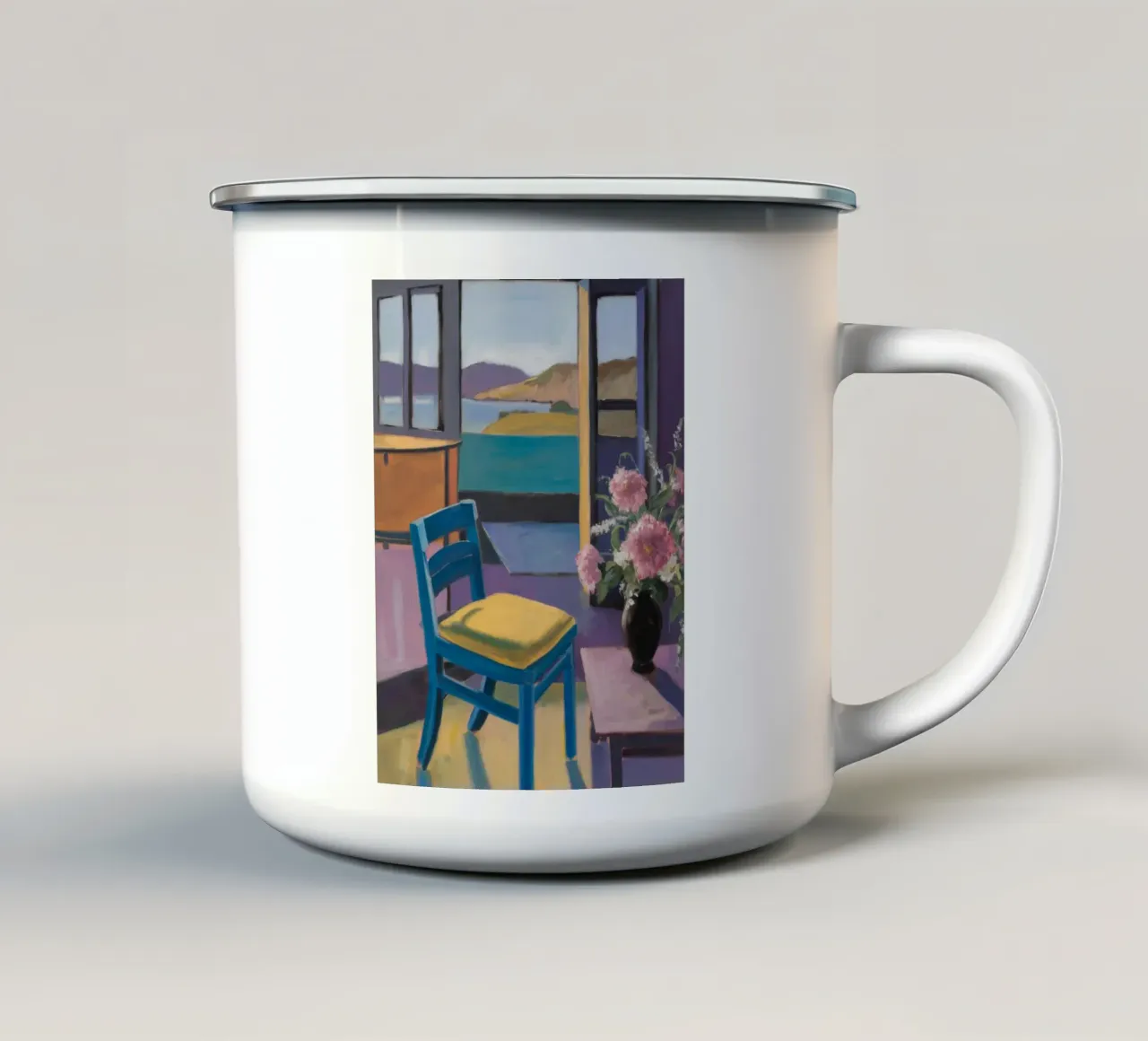 Luce fiorita del mare tazza in smalto da Mystic Grain