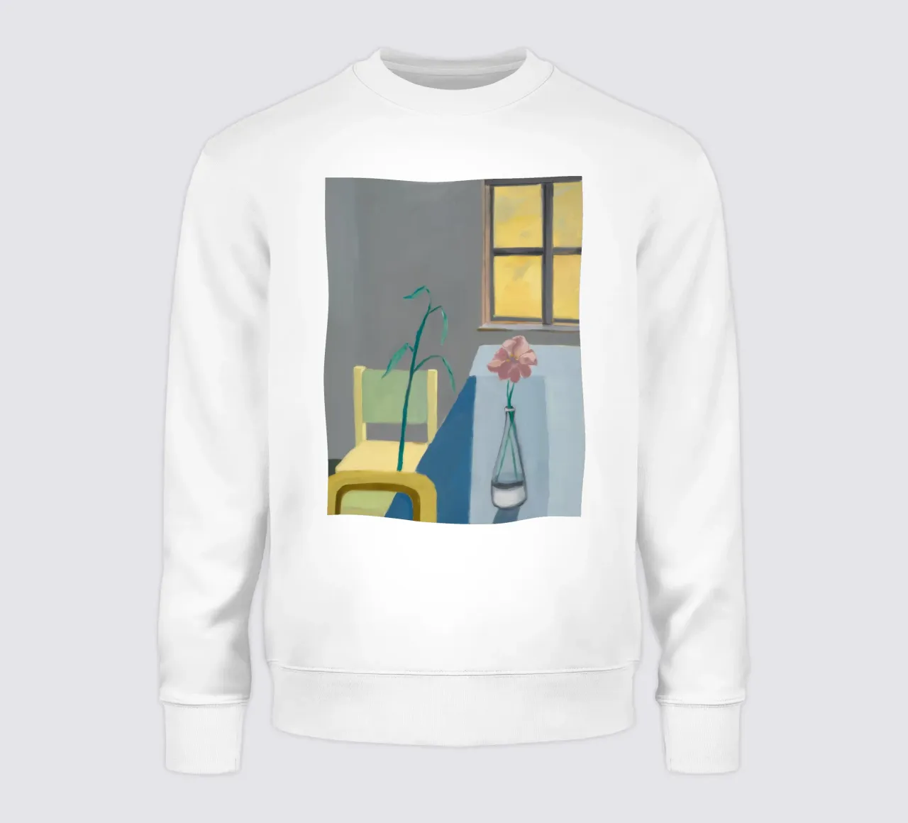 Vaas en licht sweatshirt van Mystic Grain
