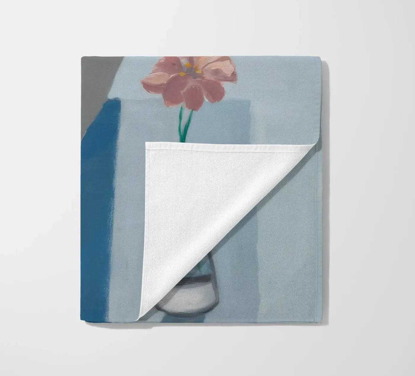 Vase and Light beach towel by Mystic Grain