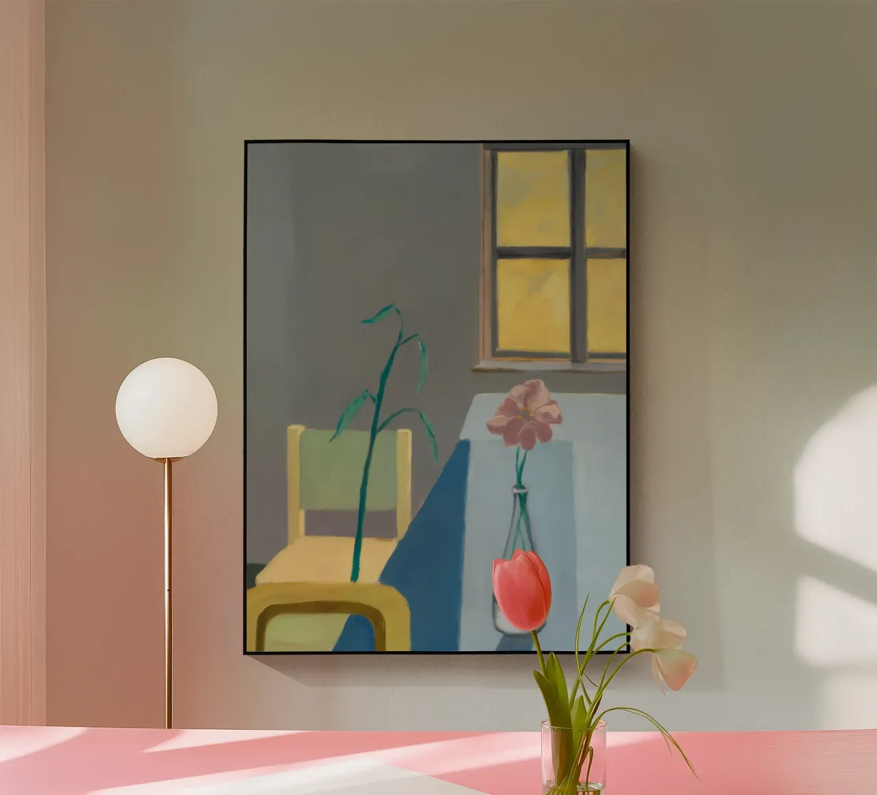 Vase and Light plexiglass da Mystic Grain