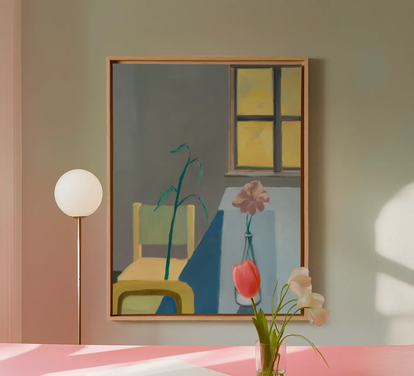 Vaso e luce tela da Mystic Grain