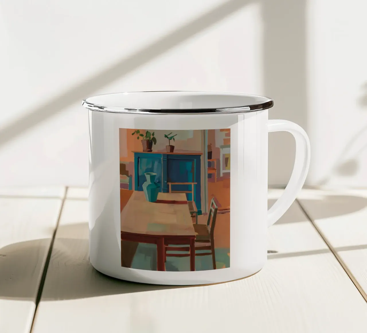 Eco caldo interno tazza in smalto da Mystic Grain