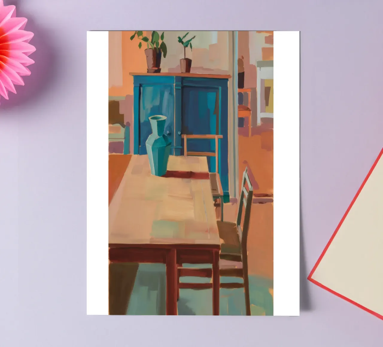 Interior Warm Echo sticker sheet by Mystic Grain