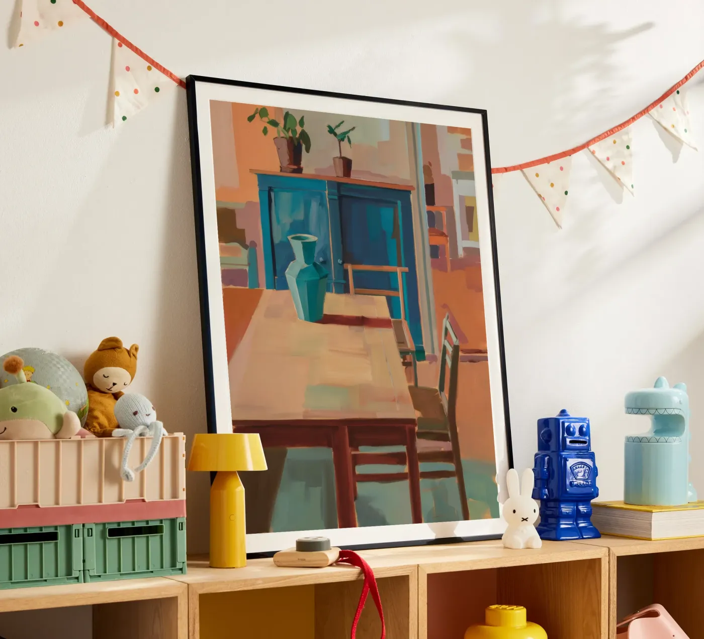 Interior Warm Echo poster by Mystic Grain