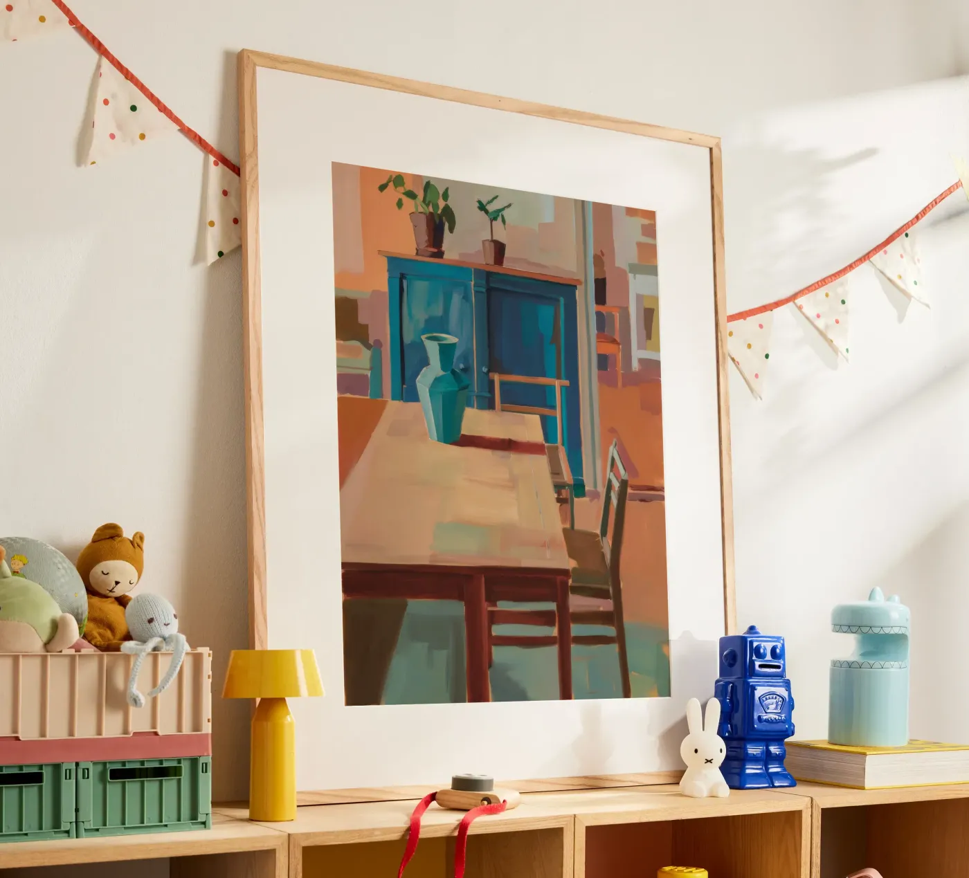 Interior Warm Echo poster by Mystic Grain