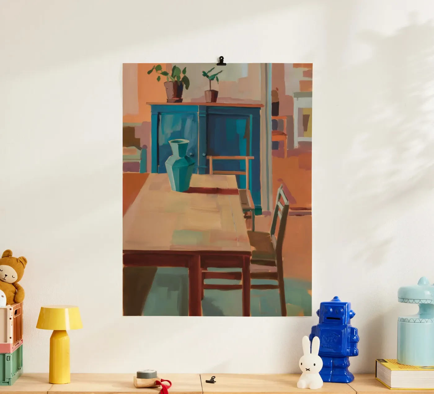 Interior Warm Echo poster by Mystic Grain