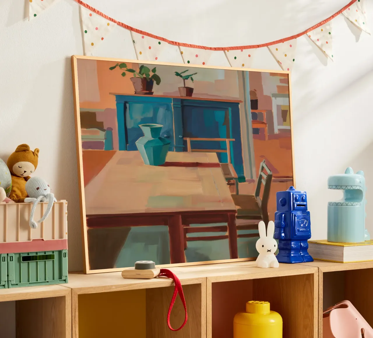 Interior Warm Echo poster by Mystic Grain