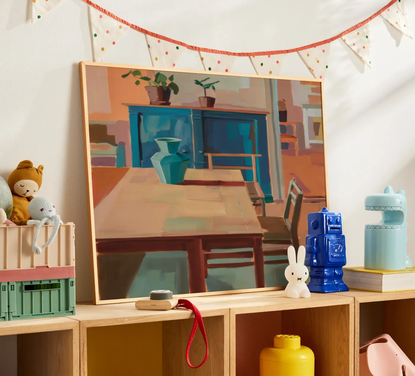 Interior Warm Echo poster by Mystic Grain