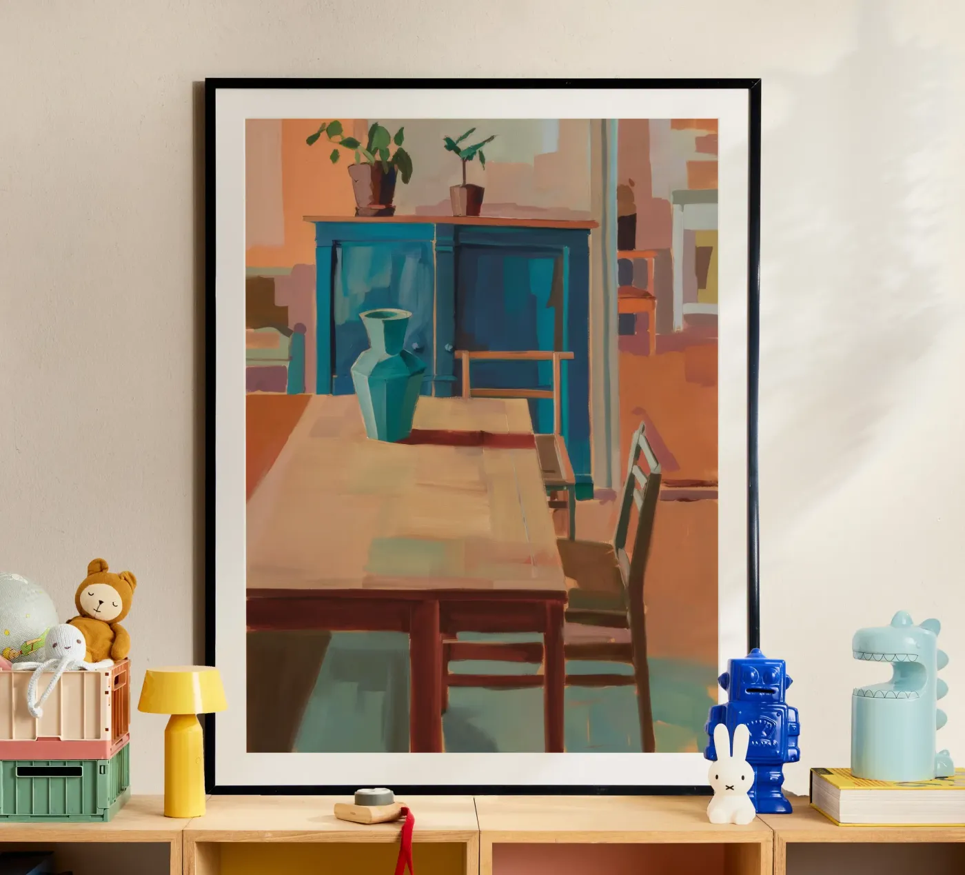 Interior Warm Echo poster by Mystic Grain