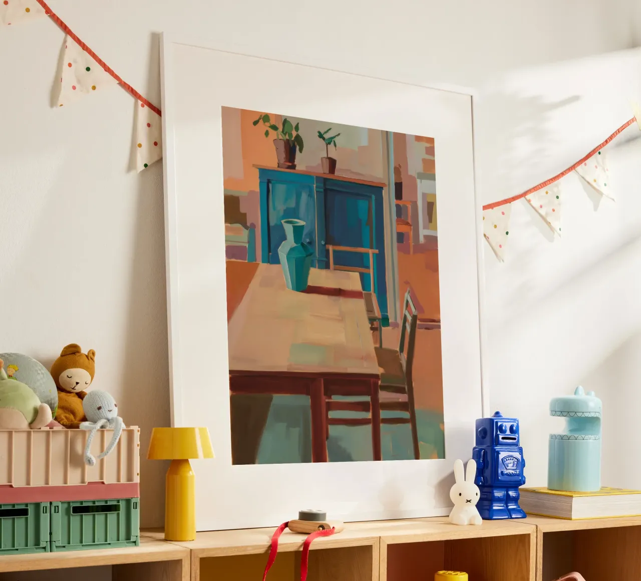 Interior Warm Echo poster by Mystic Grain