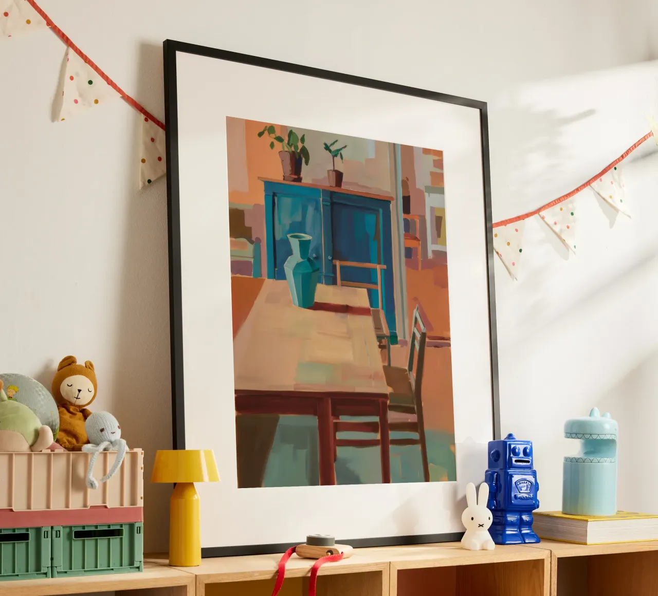 Interior Warm Echo poster by Mystic Grain