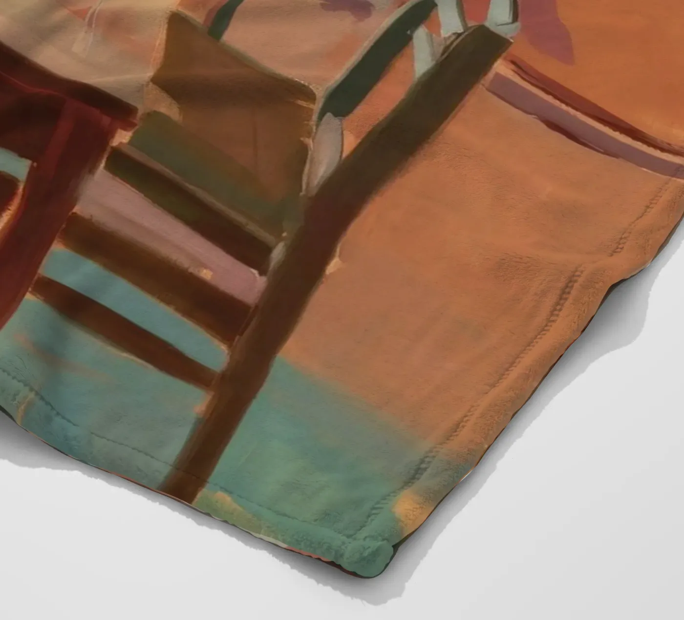 Interior Warm Echo fleece blanket by Mystic Grain