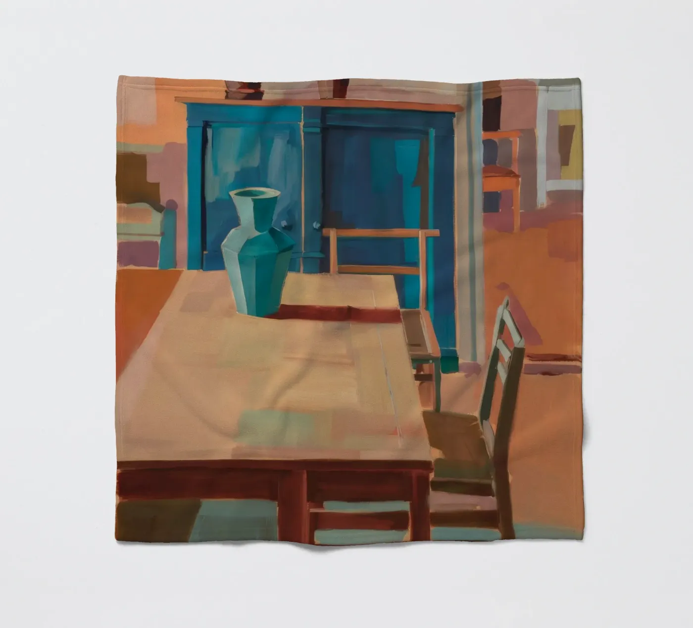 Interior Warm Echo fleece blanket by Mystic Grain