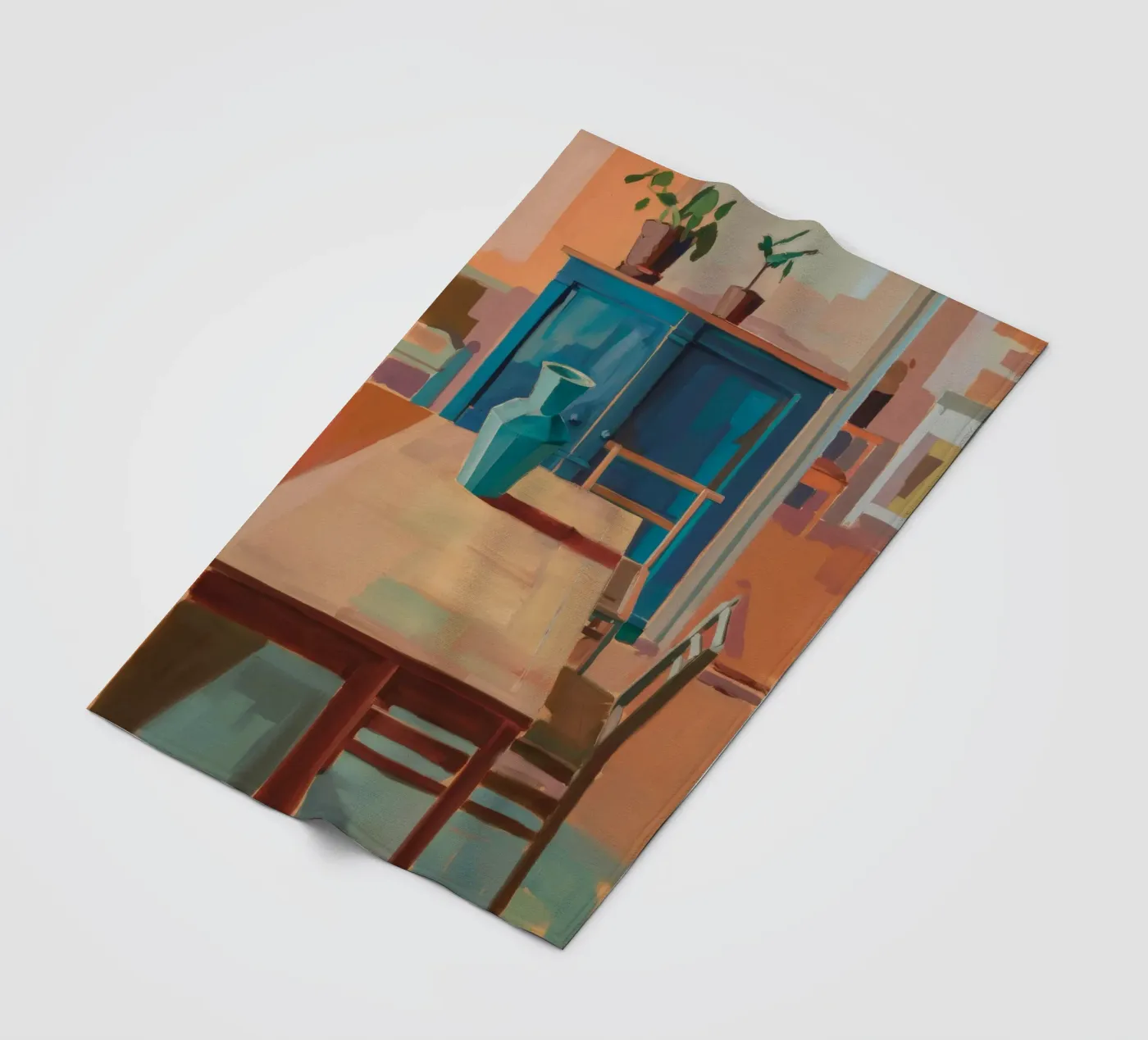 Interior Warm Echo fleece blanket by Mystic Grain