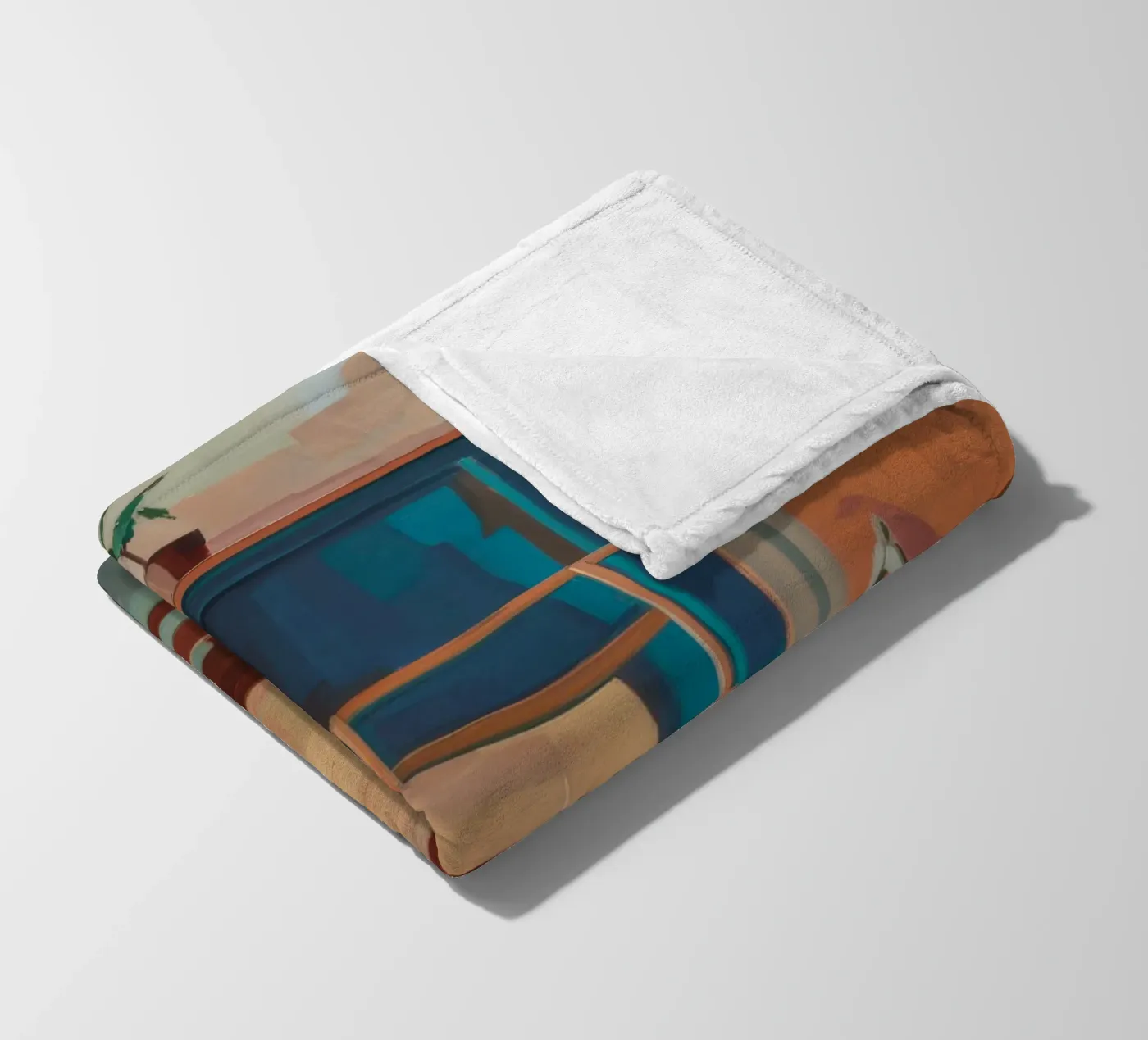 Interior Warm Echo fleece blanket by Mystic Grain