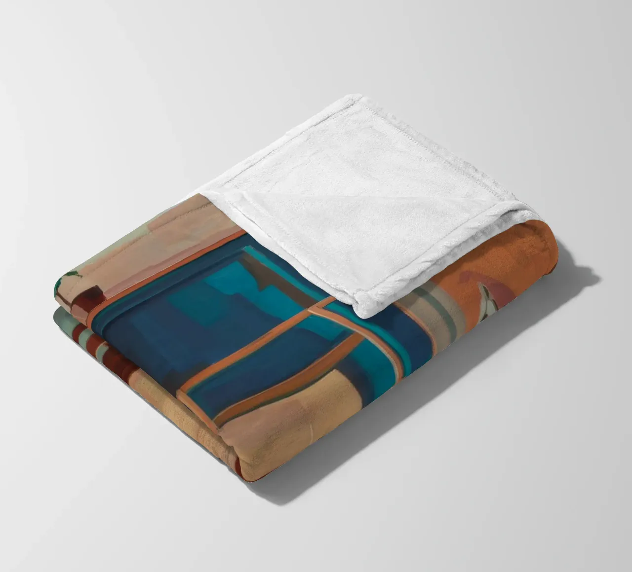 Interior Warm Echo fleece blanket by Mystic Grain