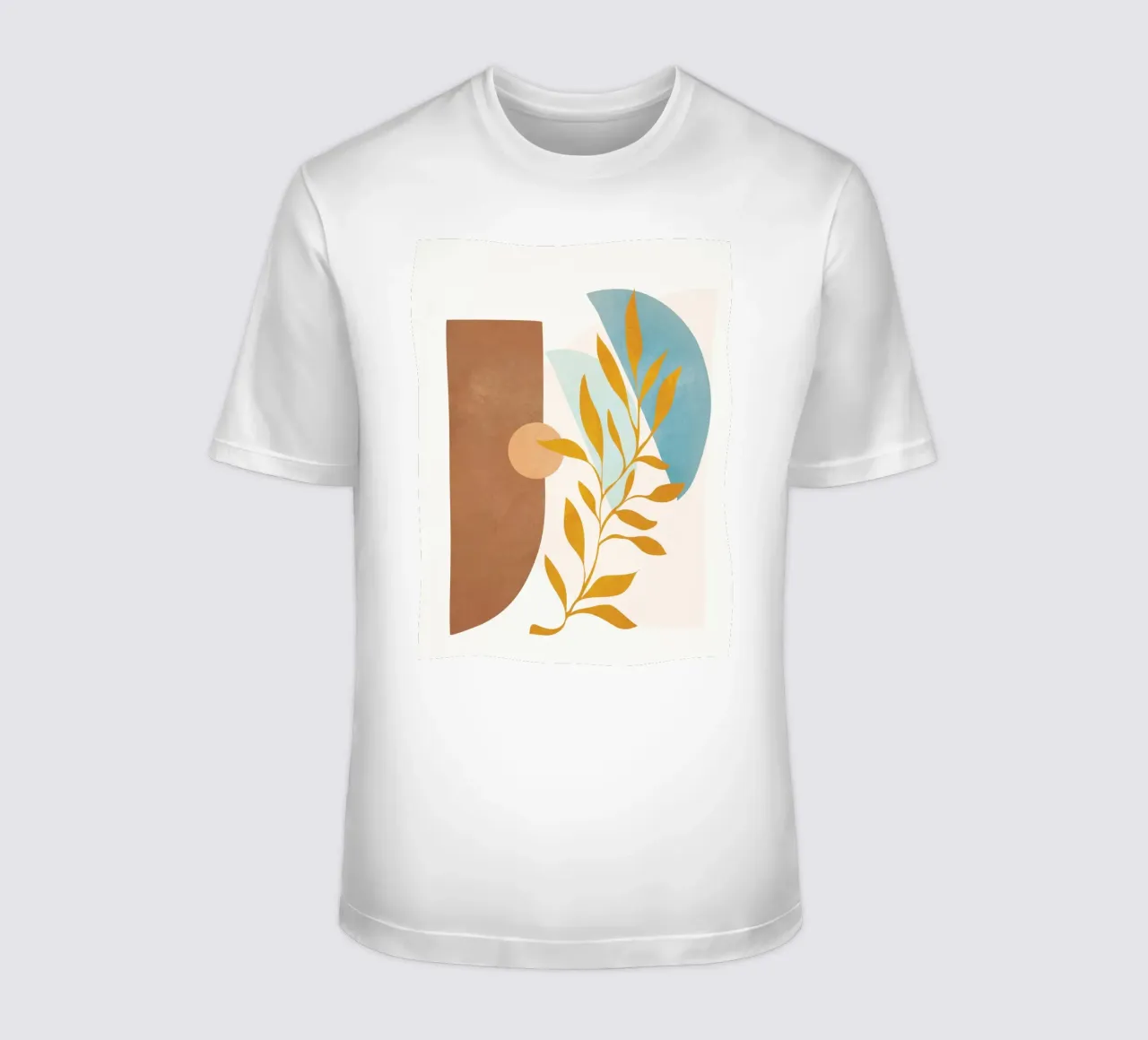 Soft Abstract Shapes 02 t-shirt da Flow Line