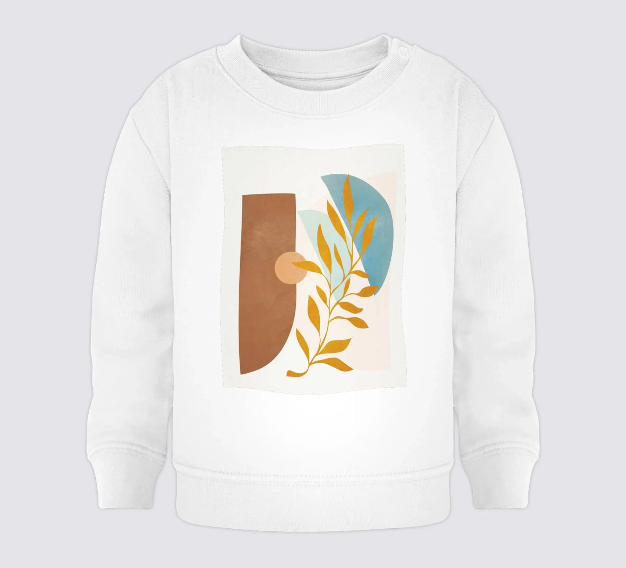 Soft Abstract Shapes 02 felpa neonato da Flow Line