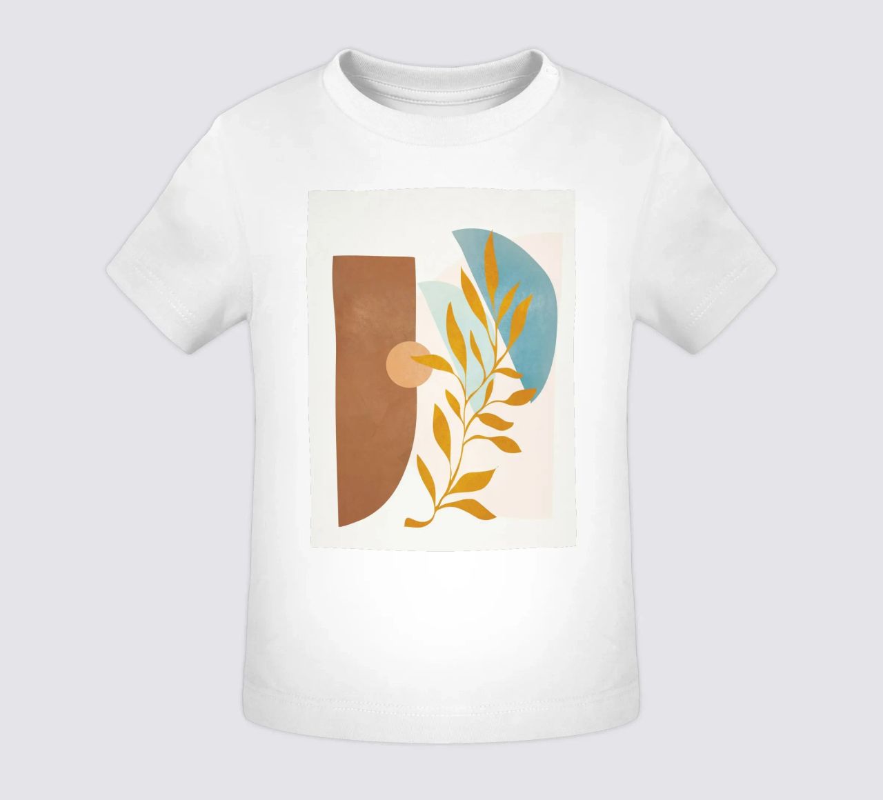 Soft Abstract Shapes 02 maglietta neonato da Flow Line