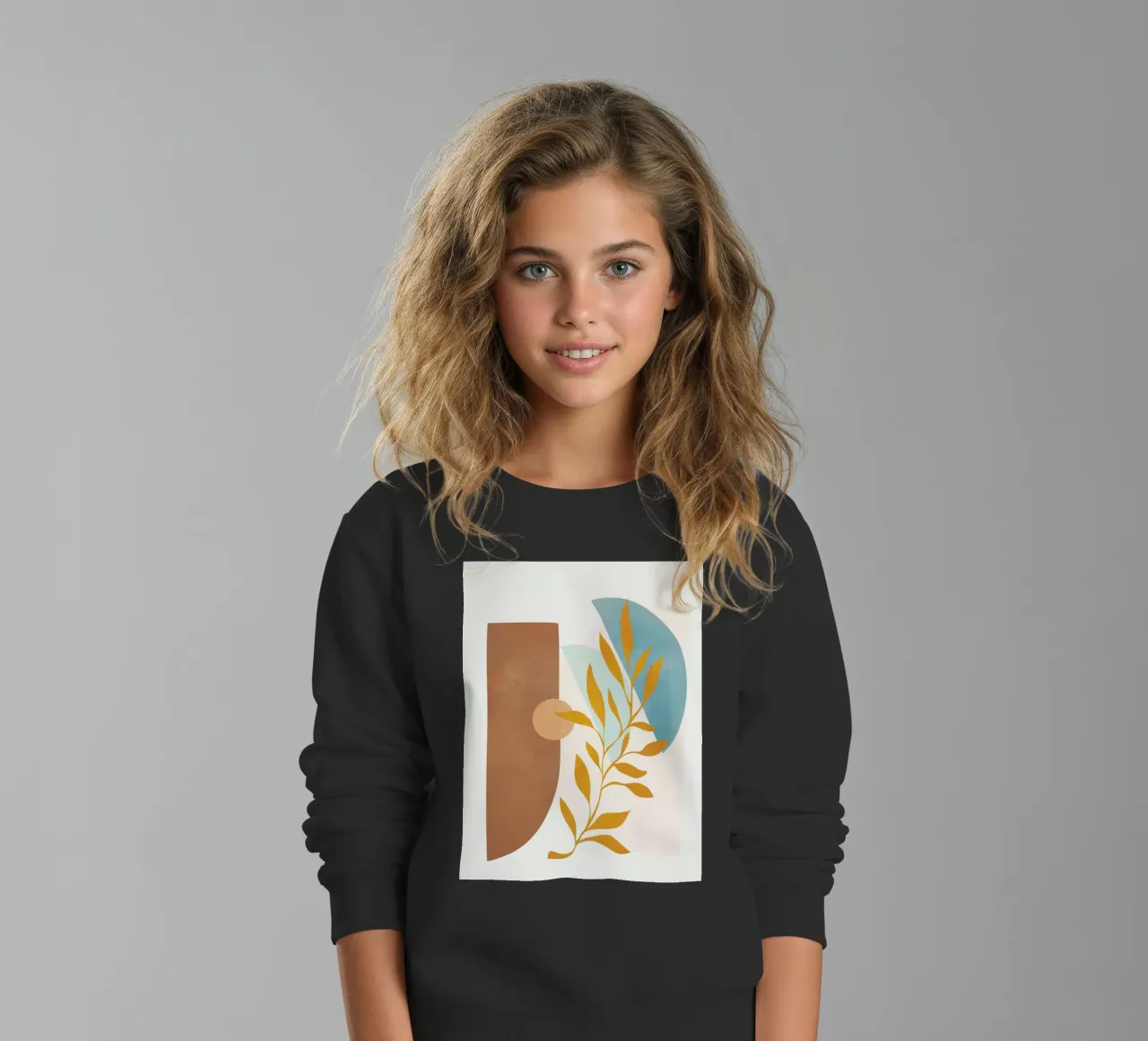 Soft Abstract Shapes 02 felpa bambino da Flow Line