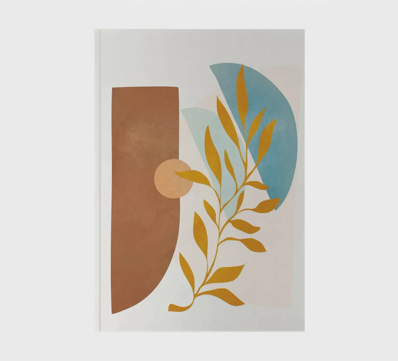 Soft Abstract Shapes 02 carnet de notes de Flow Line