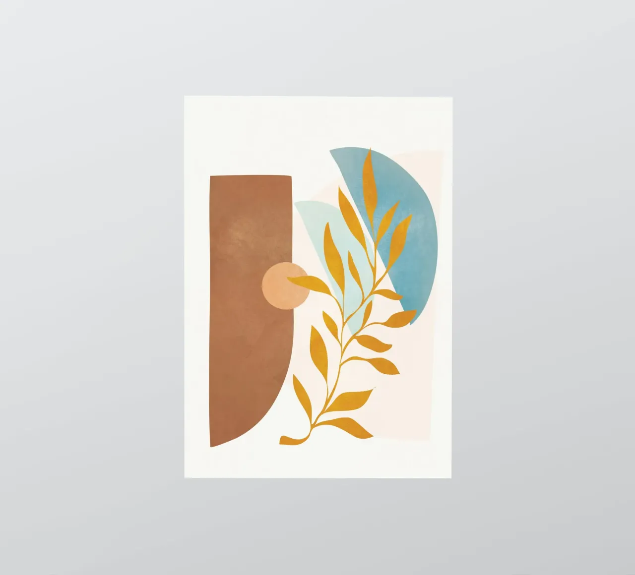 Soft Abstract Shapes 02 pegatina de Flow Line