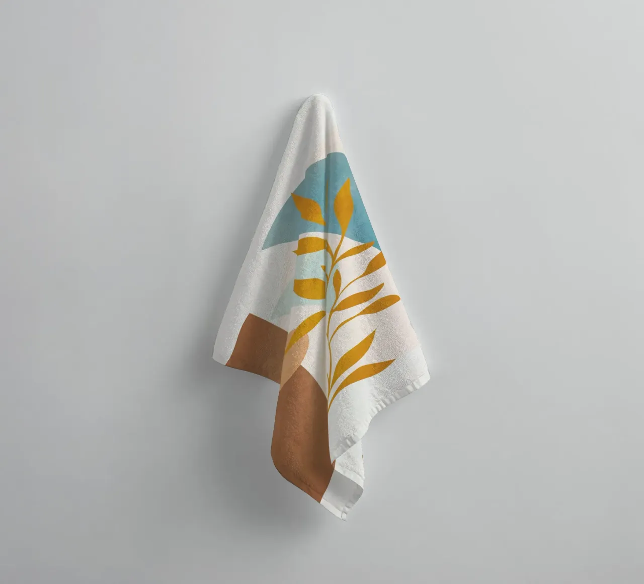 Soft Abstract Shapes 02 asciugamano da bagno da Flow Line