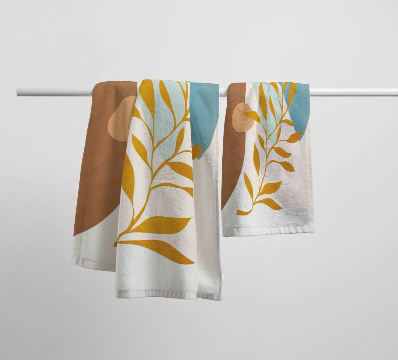 Soft Abstract Shapes 02 toalla de baño de Flow Line