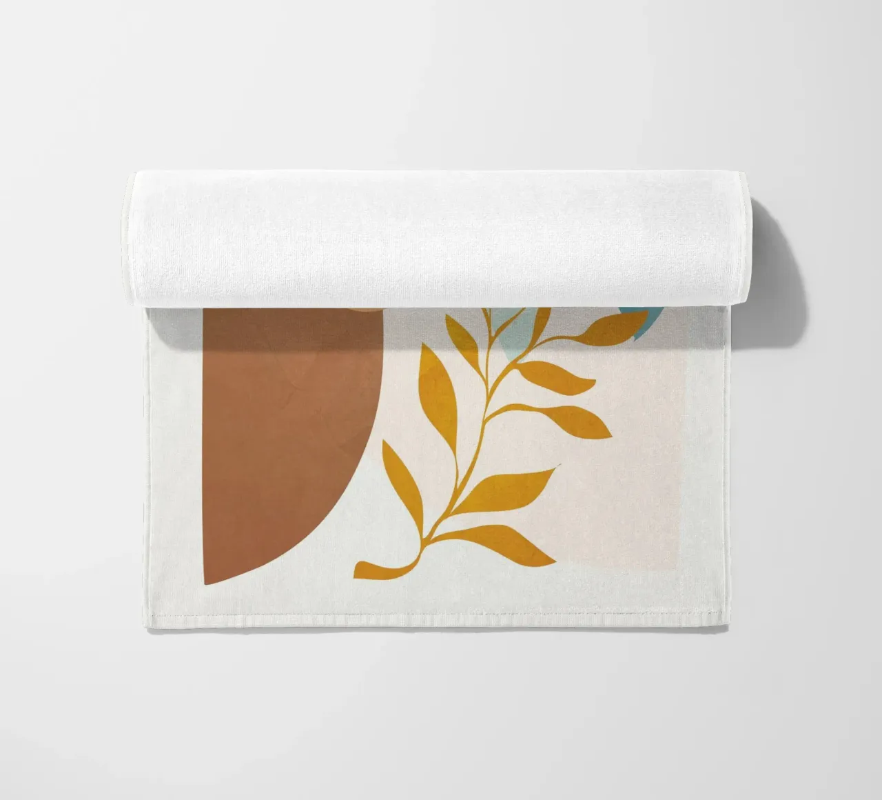 Soft Abstract Shapes 02 Strandtuch von Flow Line