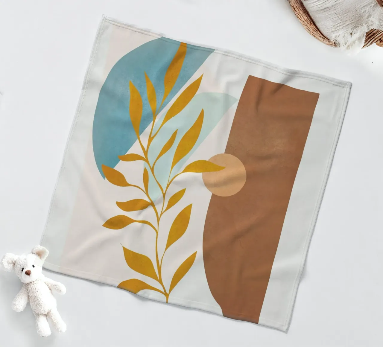 Soft Abstract Shapes 02 coperta in pile da Flow Line