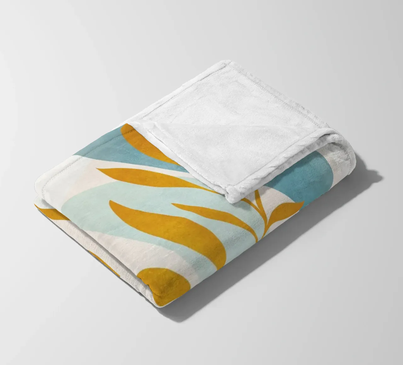 Soft Abstract Shapes 02 coperta in pile da Flow Line