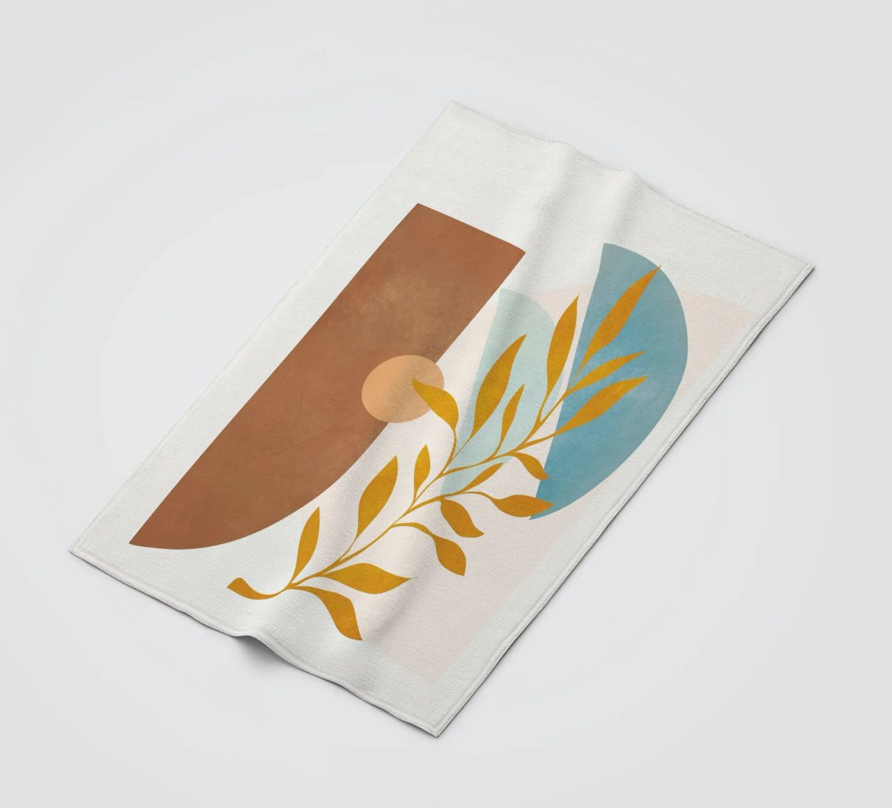 Soft Abstract Shapes 02 coperta in pile da Flow Line