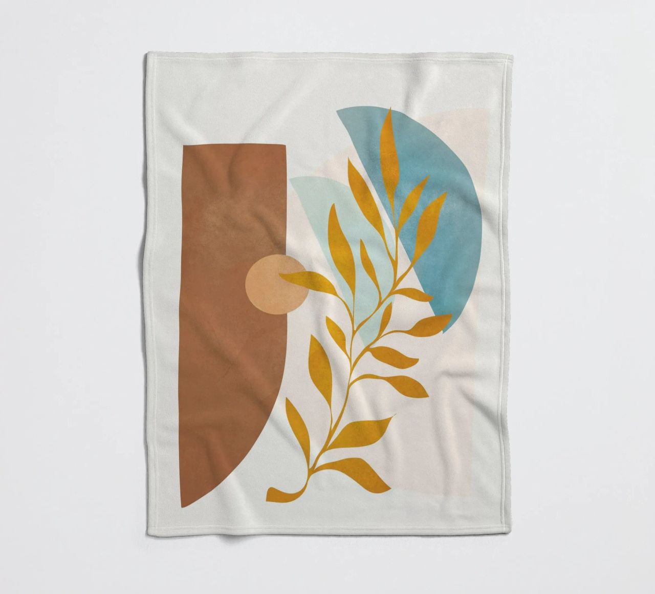 Soft Abstract Shapes 02 coperta in pile da Flow Line