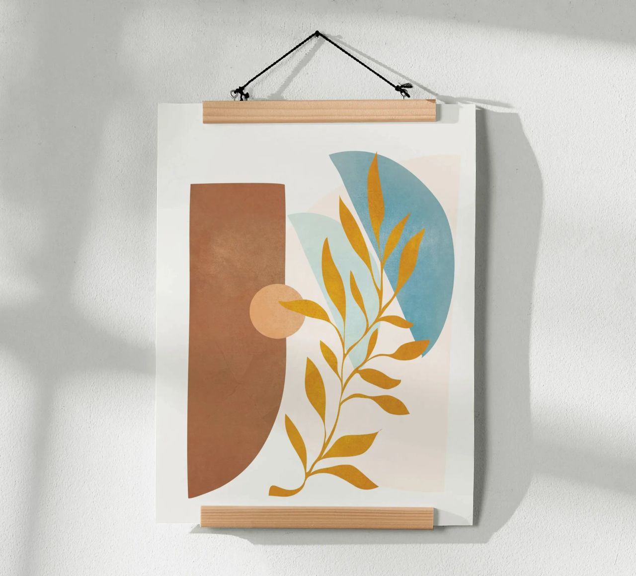 Soft Abstract Shapes 02 poster de Flow Line
