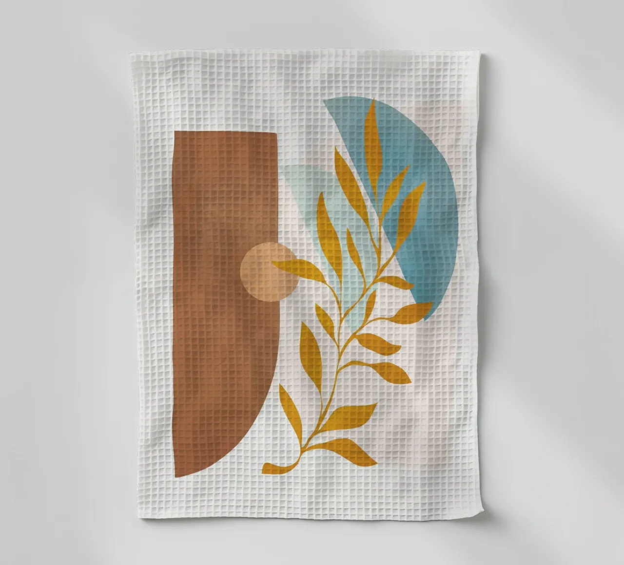 Soft Abstract Shapes 02 Geschirrtuch von Flow Line