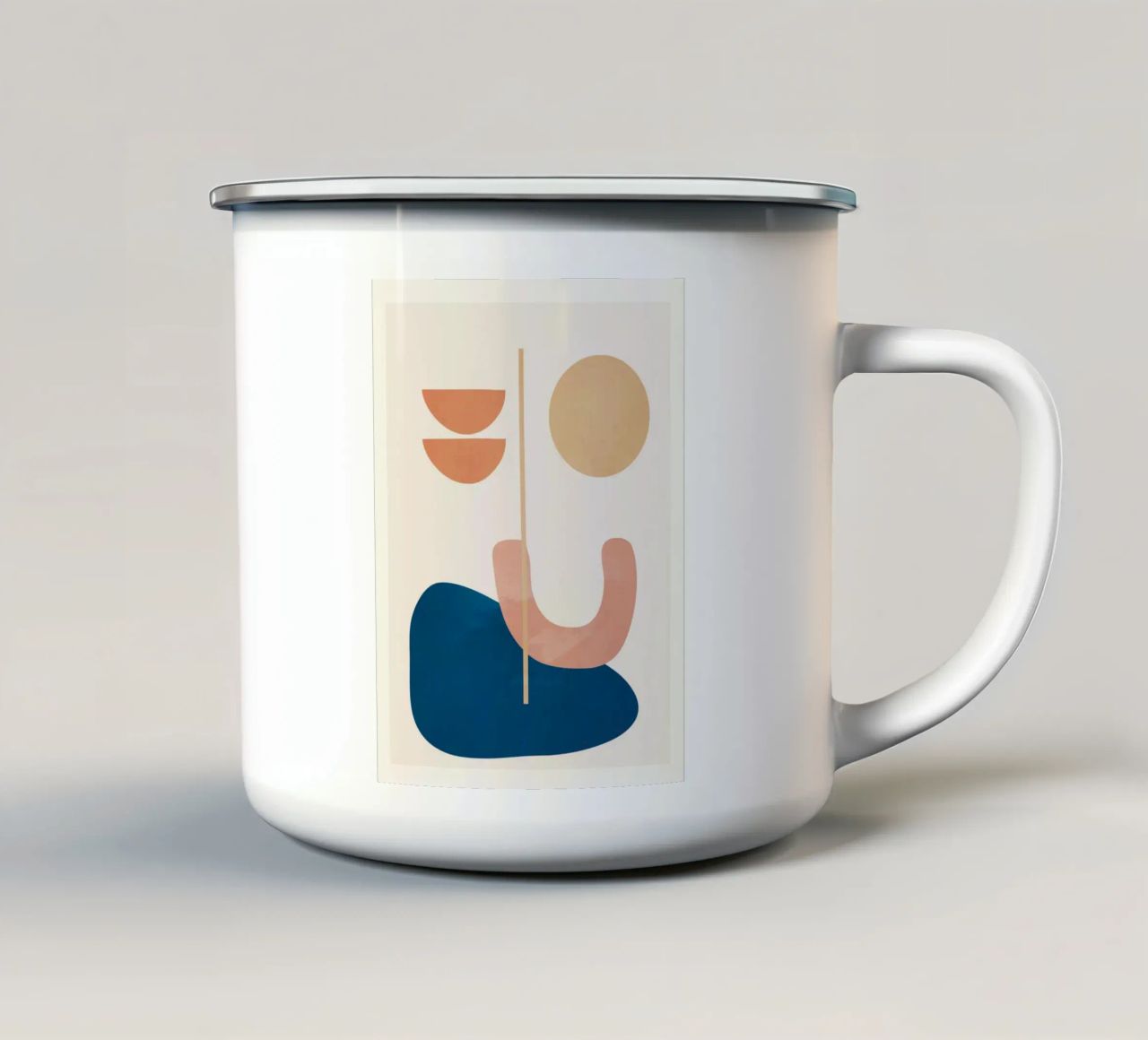 Set Line Flow 7 tazza in smalto da Flow Line