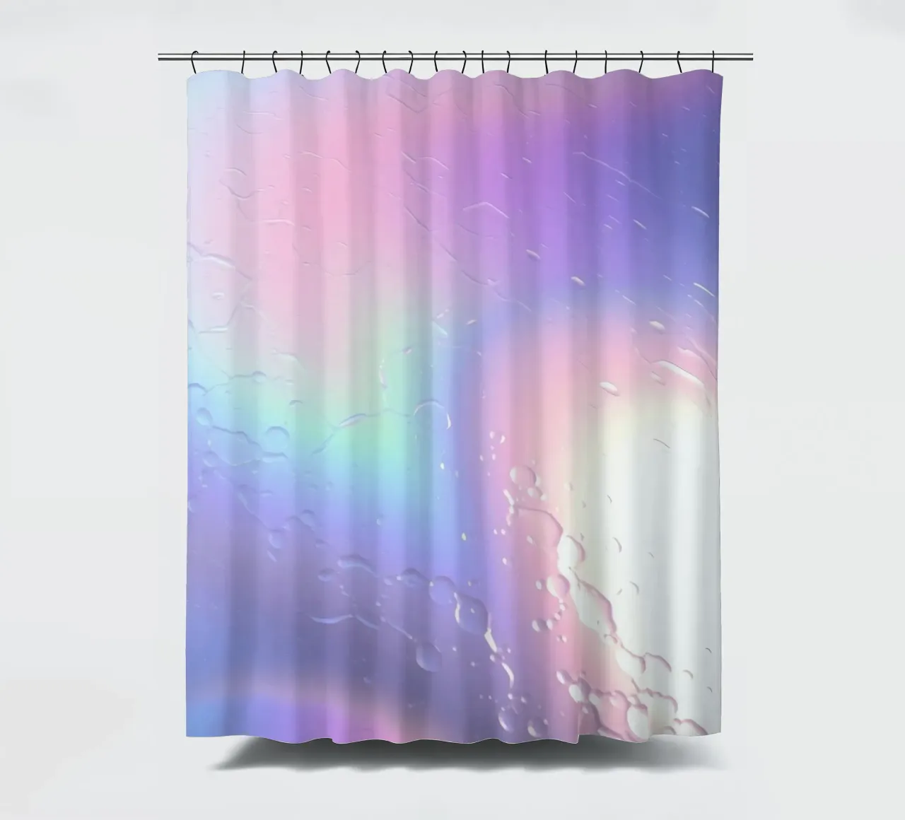 Rappresentazione astratta di riflessi di luce e gocce d'acqua tenda da doccia da DesignDoodle