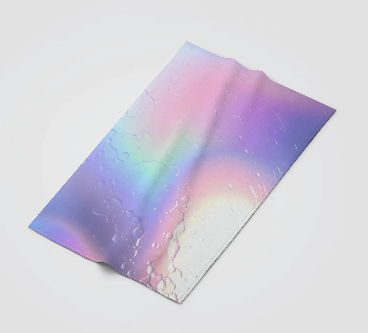 Rappresentazione astratta di riflessi di luce e gocce d'acqua coperta in pile da DesignDoodle