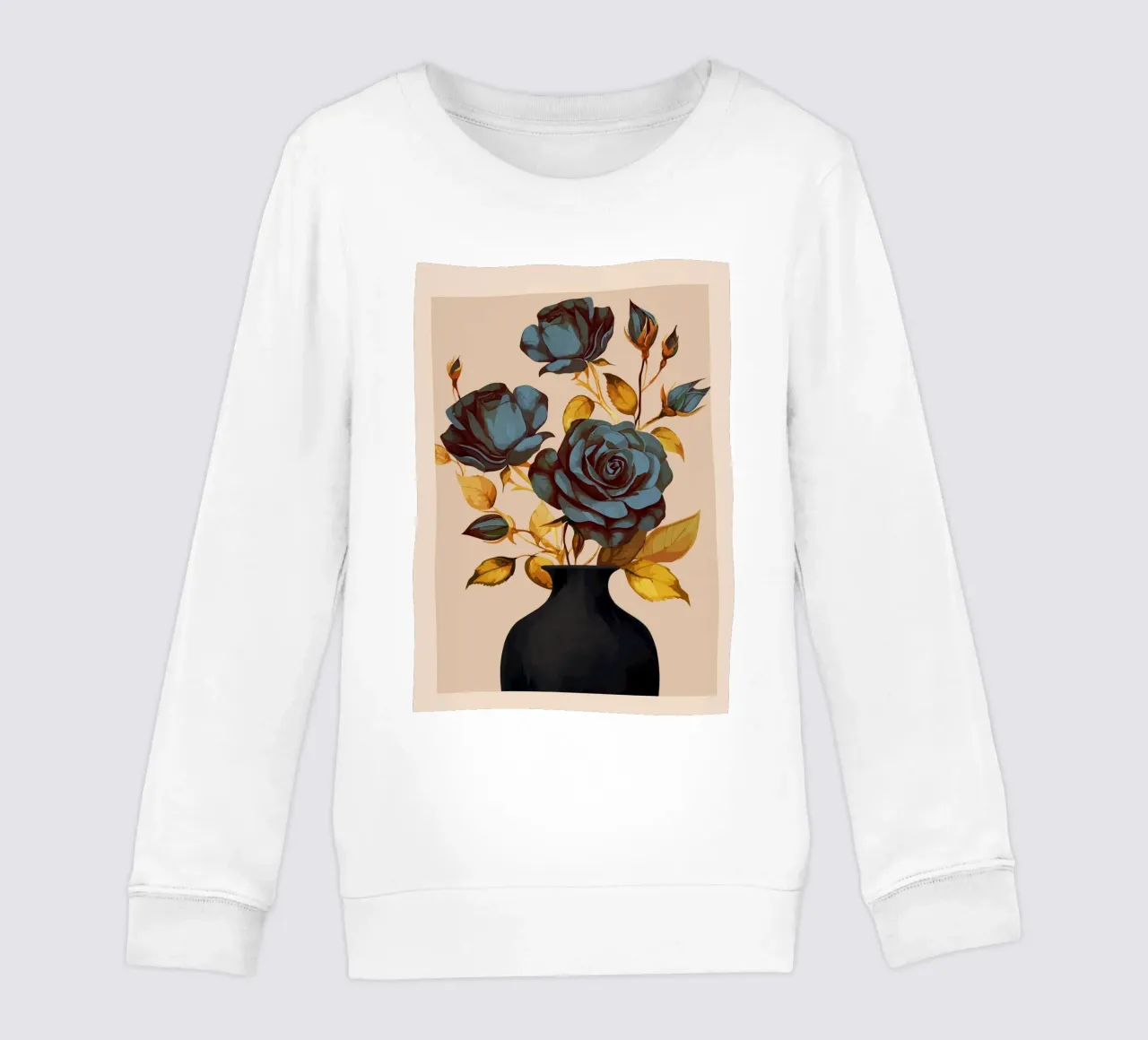 Flowers In Vase felpa bambino da Flow Line