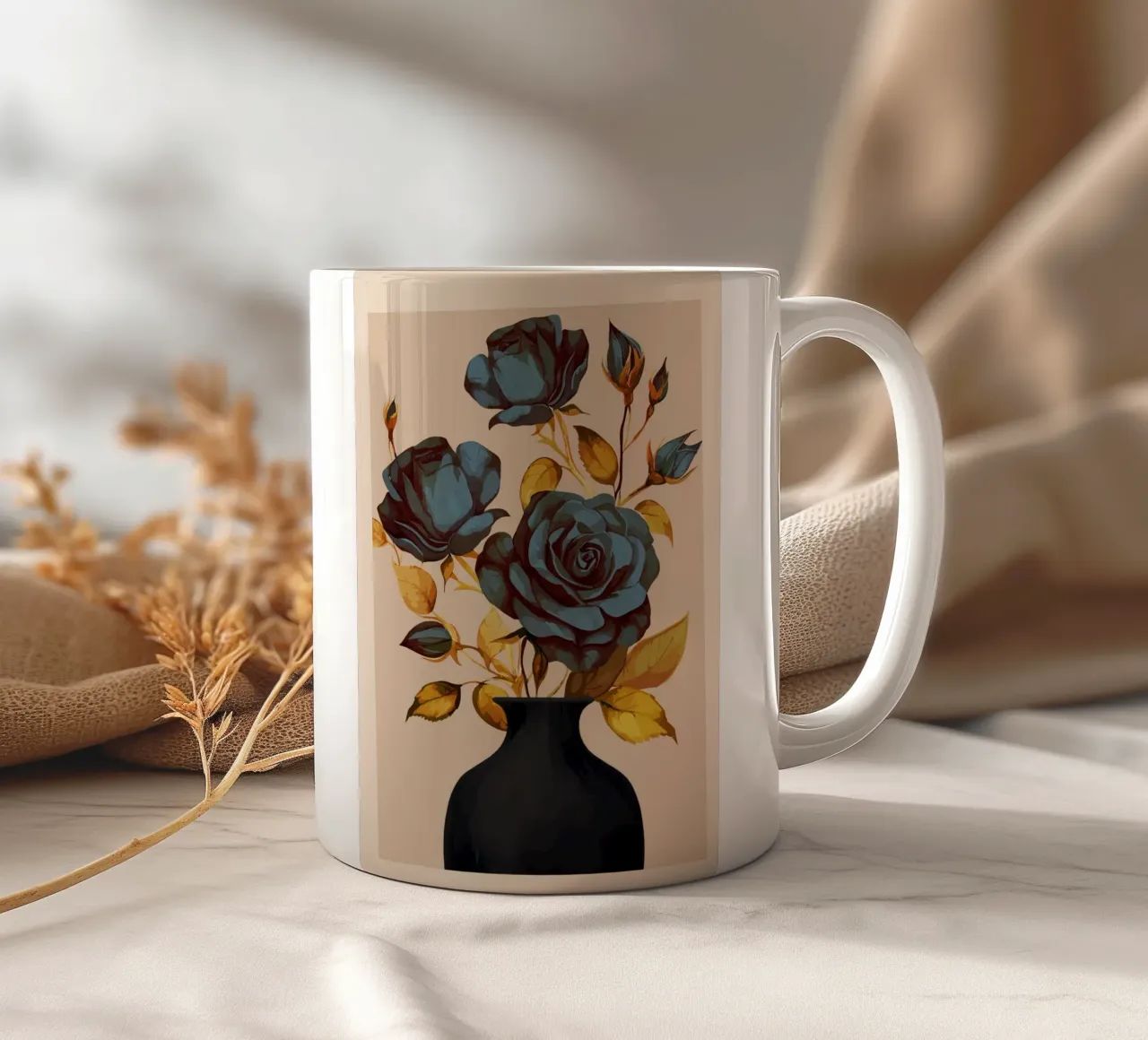 Flowers In Vase tazza in ceramica da Flow Line
