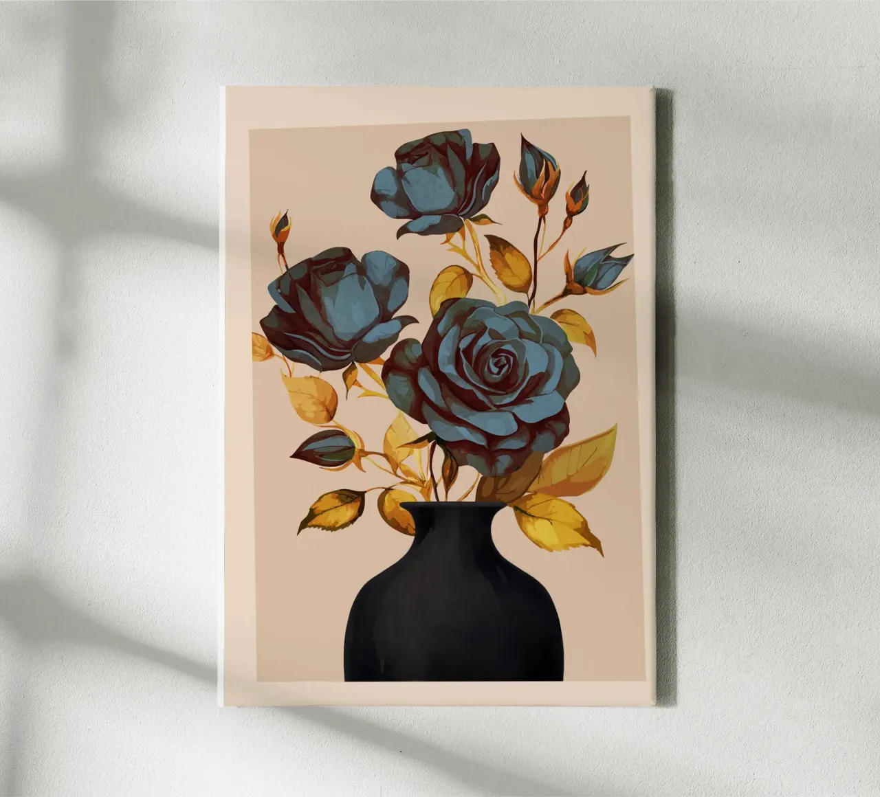 Flowers In Vase canvas by Flow Line