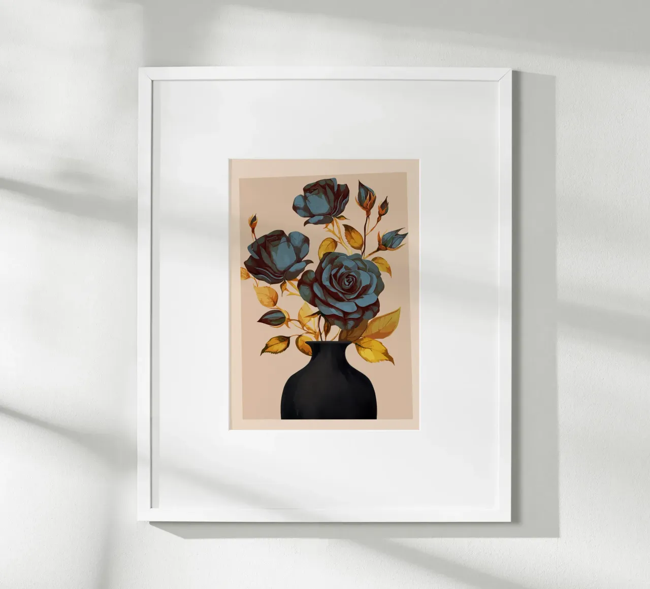 Flowers In Vase poster da Flow Line