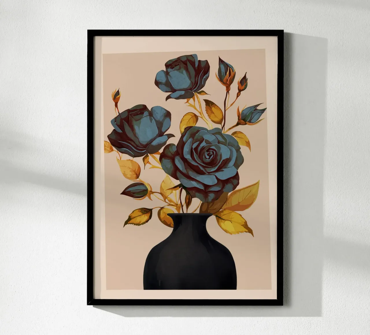 Flowers In Vase poster da Flow Line