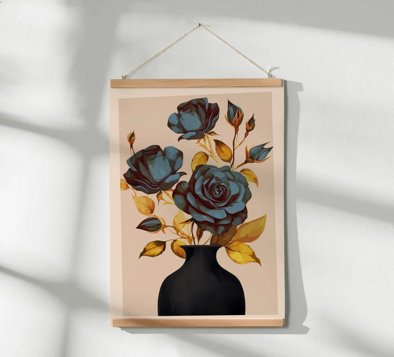 Flowers In Vase poster da Flow Line