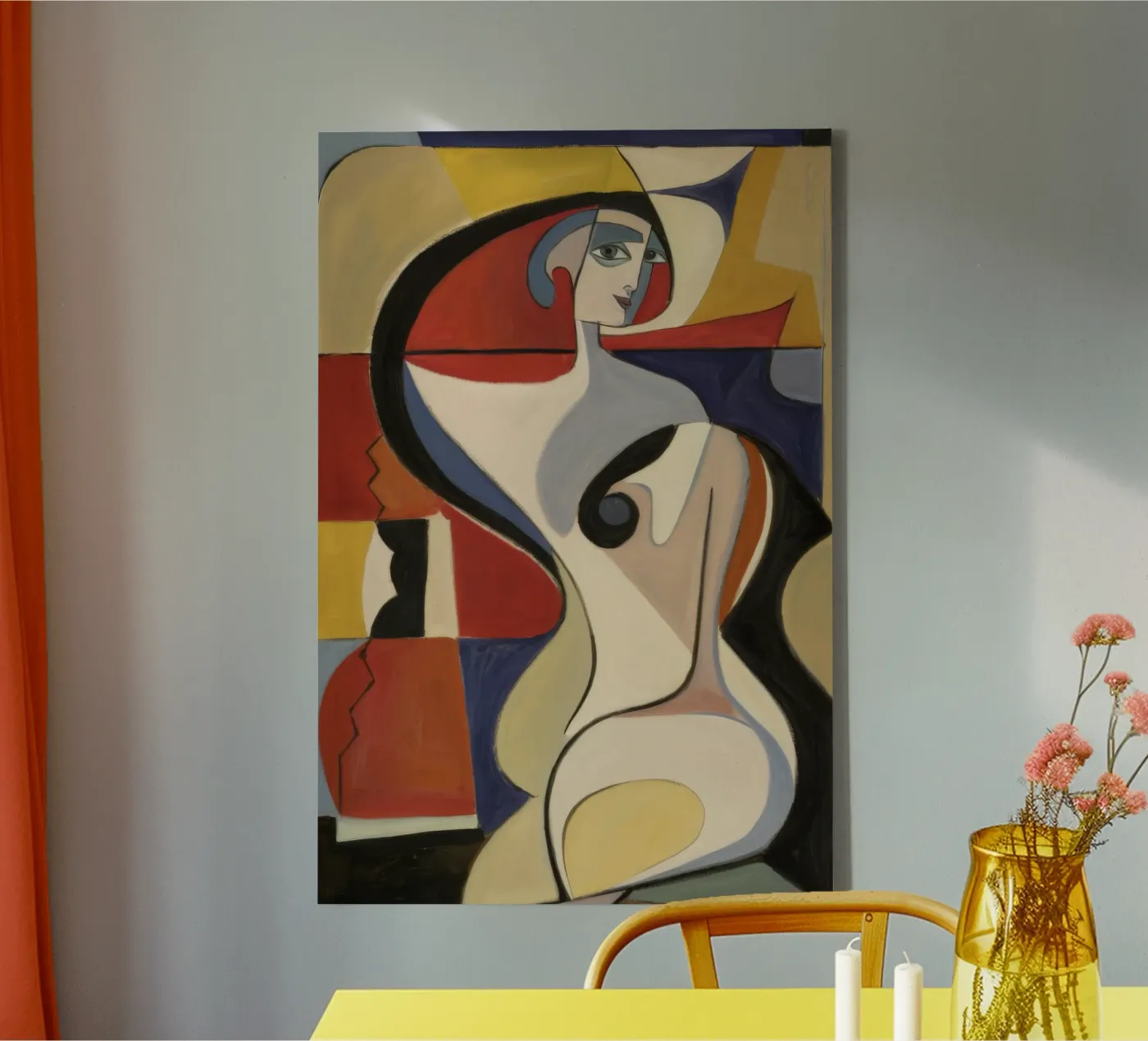 Forma elegante tela da Crimson Whisper