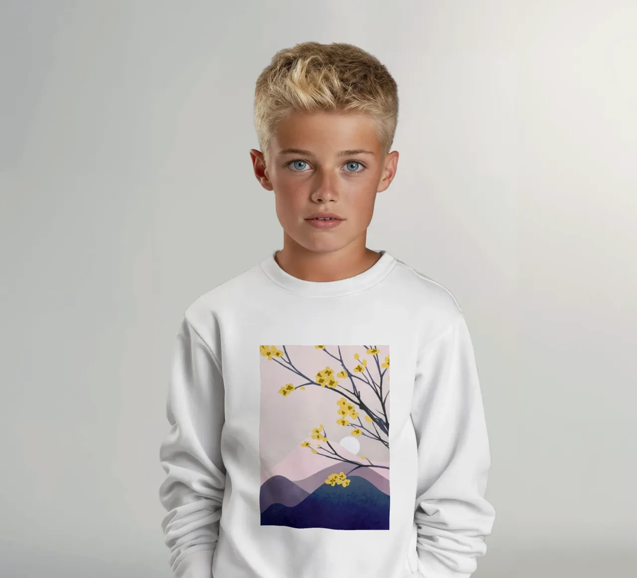 Midnight Bloom 1 felpa bambino da Flow Line