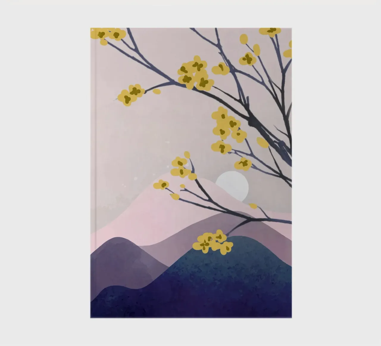 Midnight Bloom 1 notebook by Flow Line