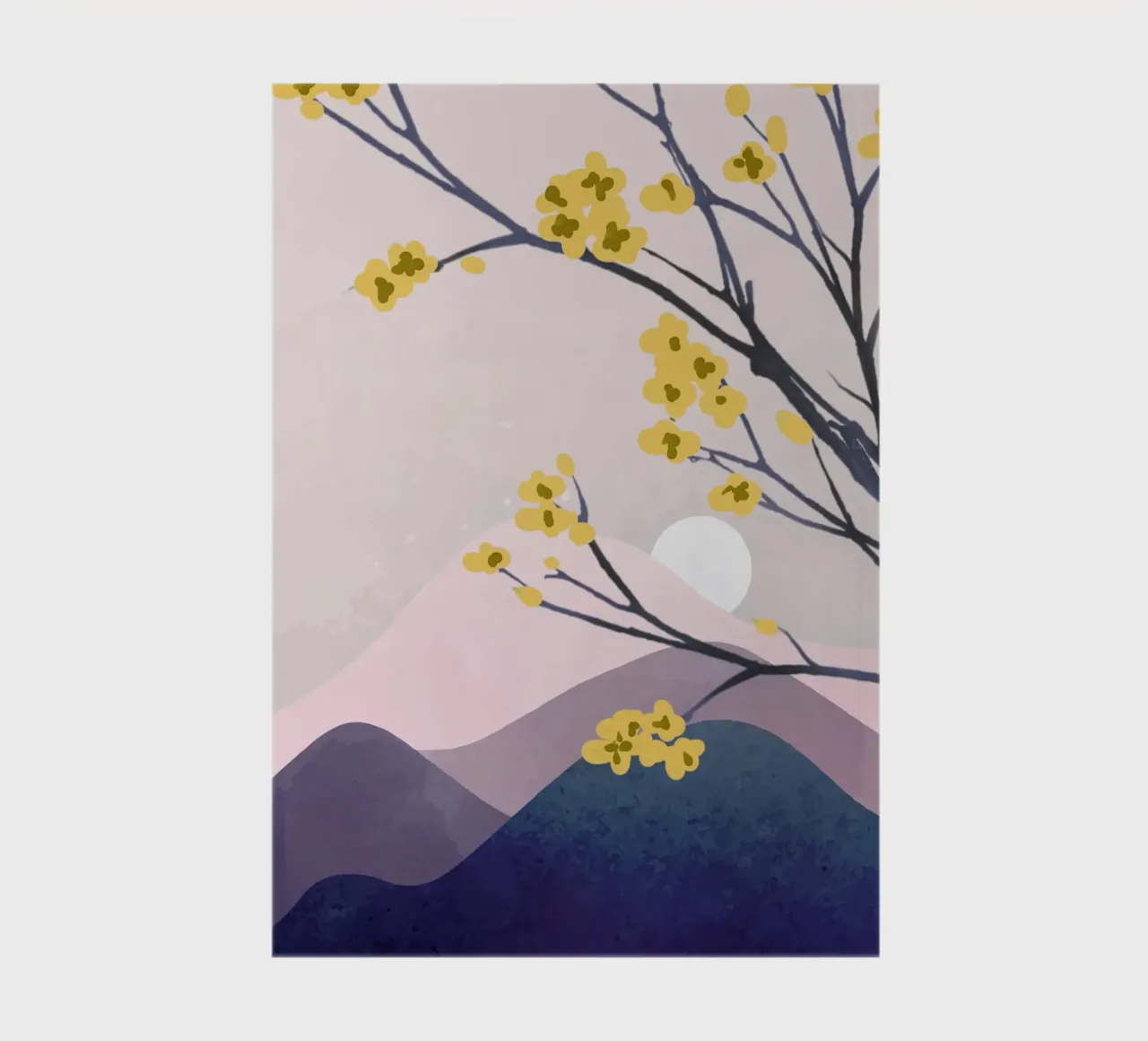 Midnight Bloom 1 notebook by Flow Line