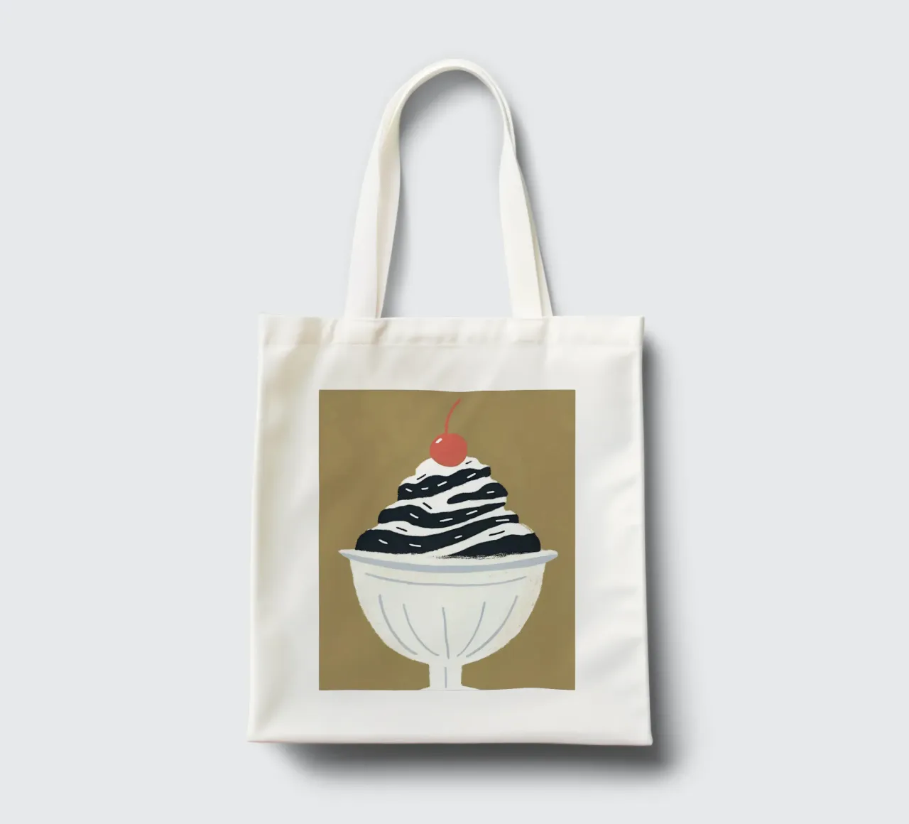 Ice cream tote bag by PERSONAL TOUCH